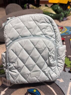 Vera Bradley Compact Light Blue Backpack